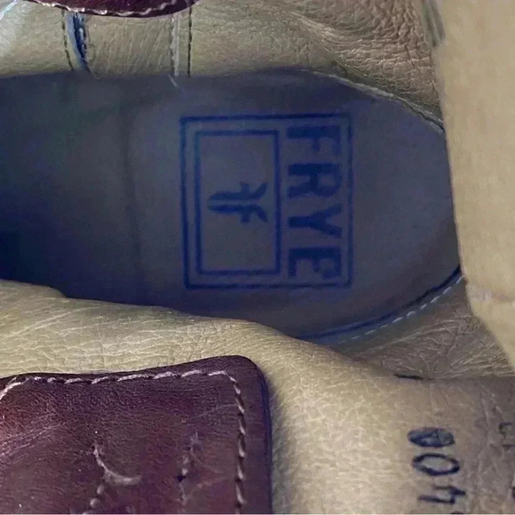 Frye campus JANE TRAPUNTO vintage Bootie moto boots 76400 size 6 - Picture 9 of 10